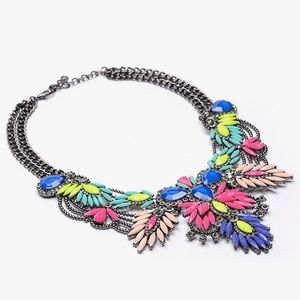 Neon Statement Piece Necklace